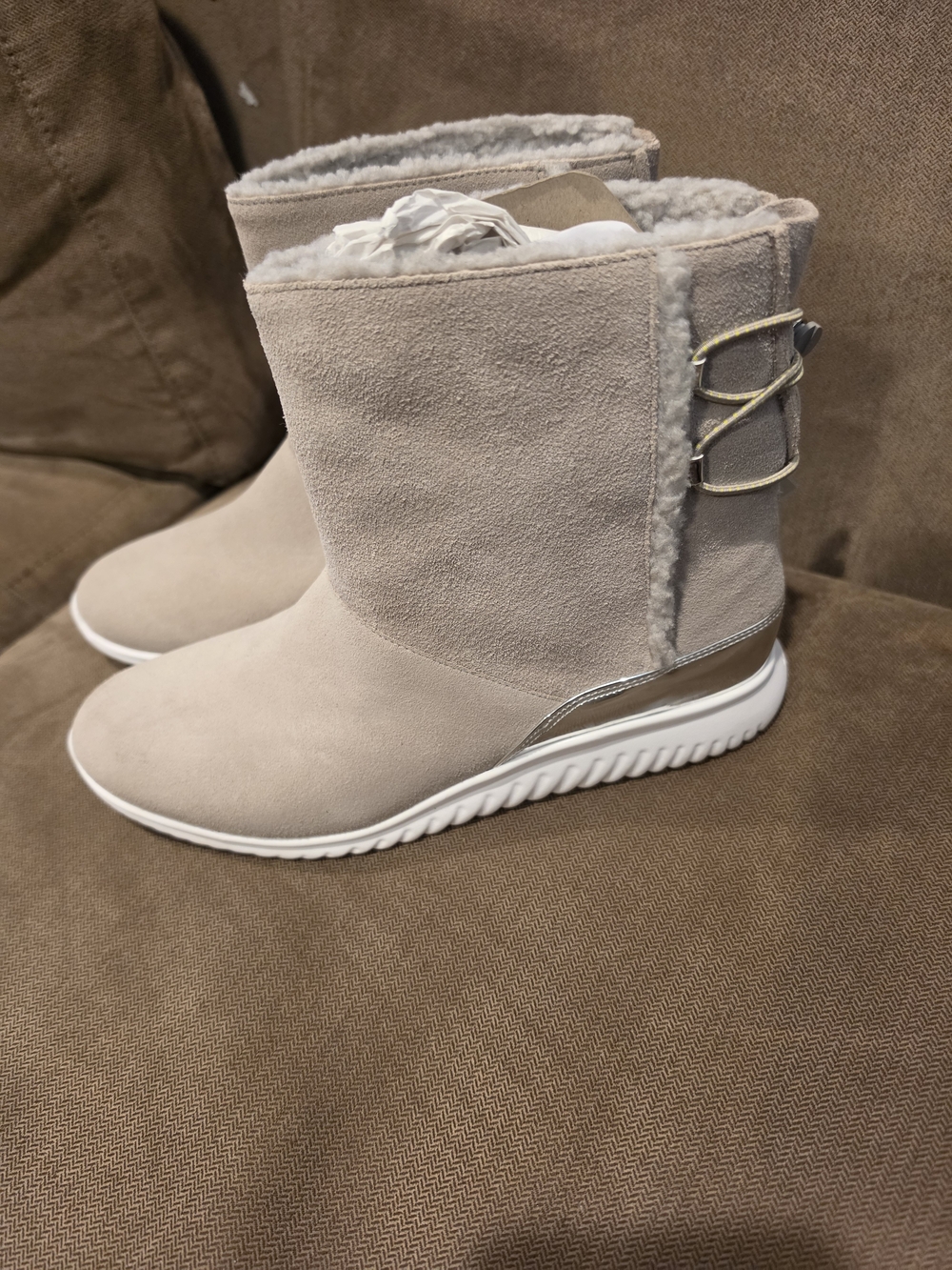 Cole Haan Women Studio Grand Water Proof Slip On Boots